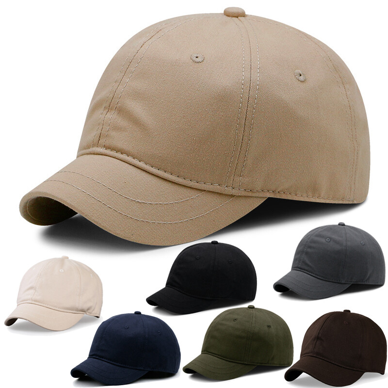 Men Women Hat Baseball Cap Golf Short Brim Sports Riding Hat Sunproof Peaked Cap