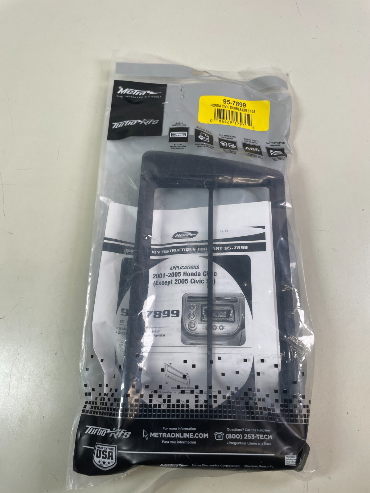METRA 95-7899 INSTALLATION DASH KIT FOR 2001-05 HONDA CIVIC VEHICLES (EXCEPT SE)