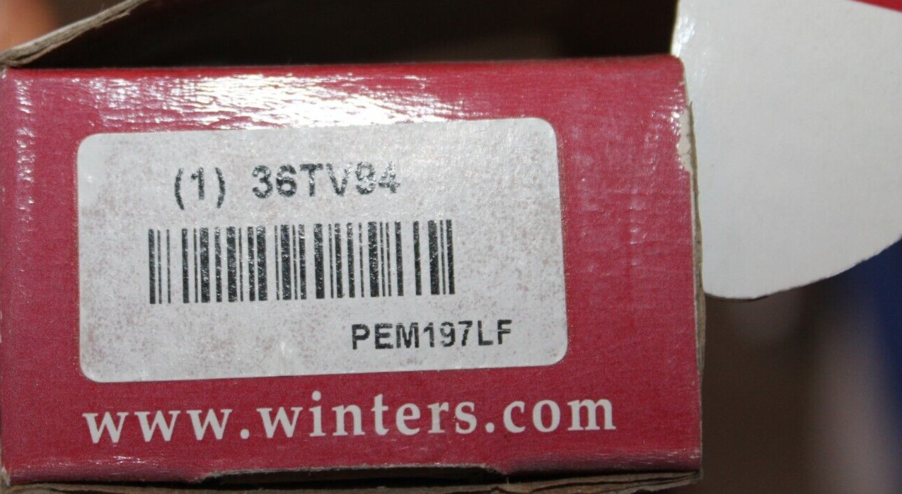Winters 36TV94 Pressure Gauge PEM197LF 0-160 Psi 2" Dial
