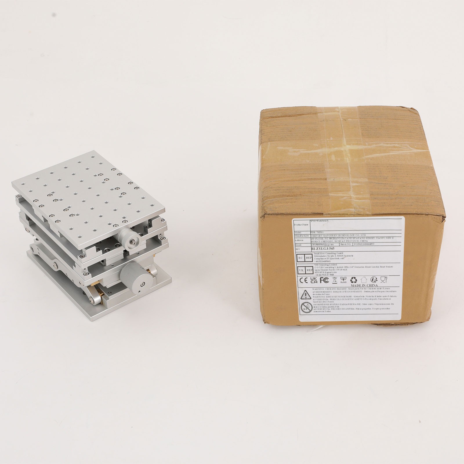 XYZ 3 Axis Moving Table Laser Marking Machine Optical Lab Working Bench
