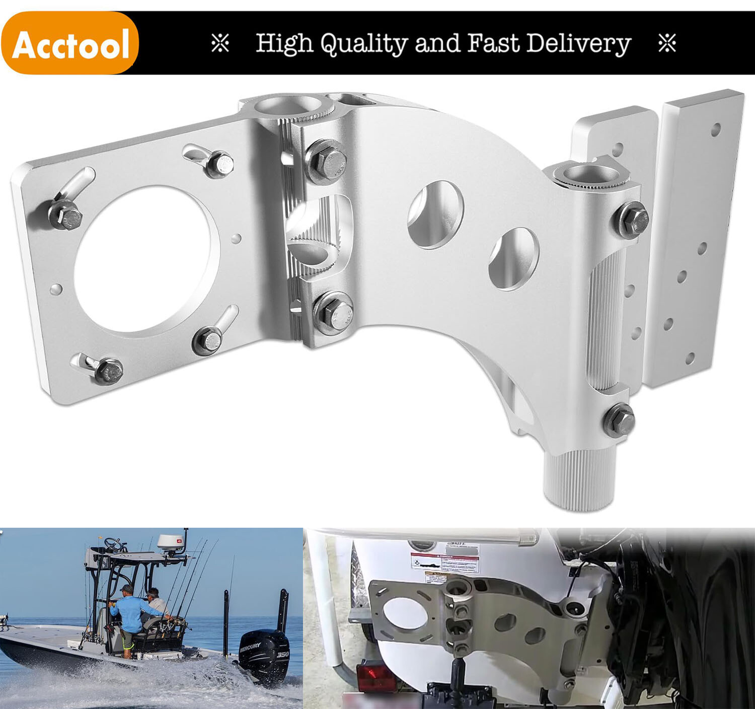 1810302 Talon Sandwich-style Adapter Bracket For Port Side Replace For Minn Kota