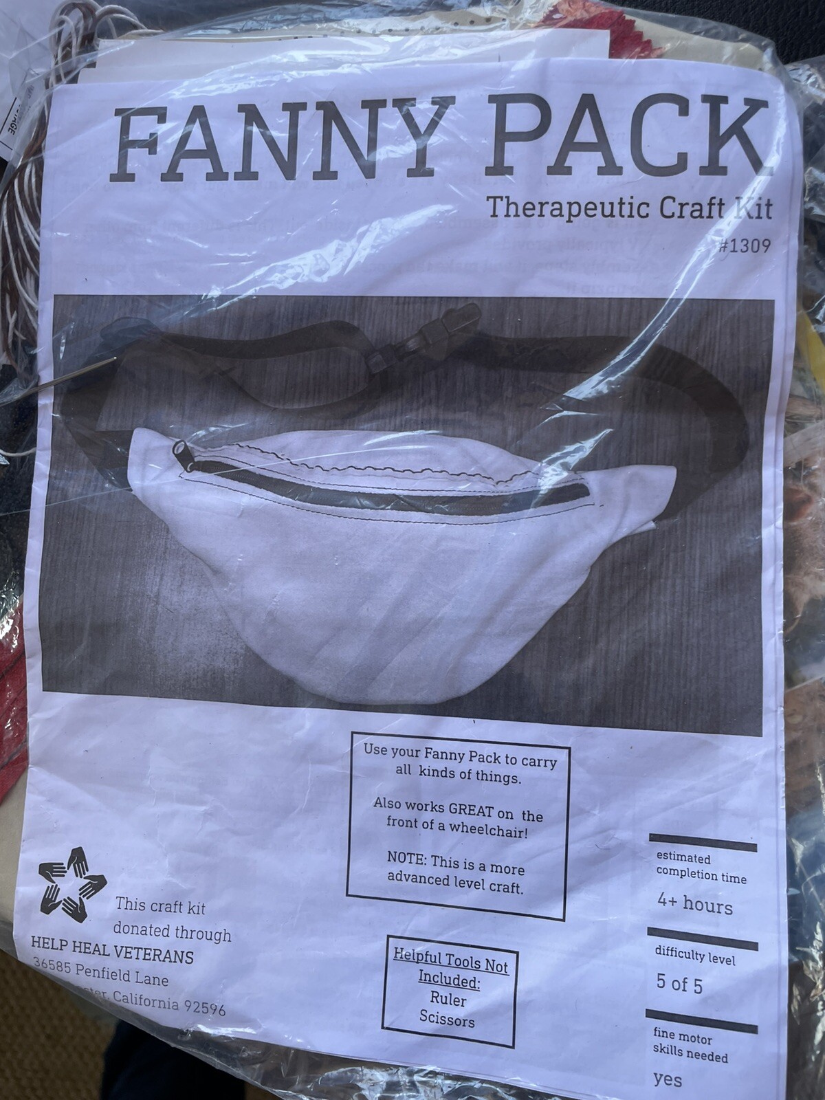 Fanny Pack Leather Crafting Kit