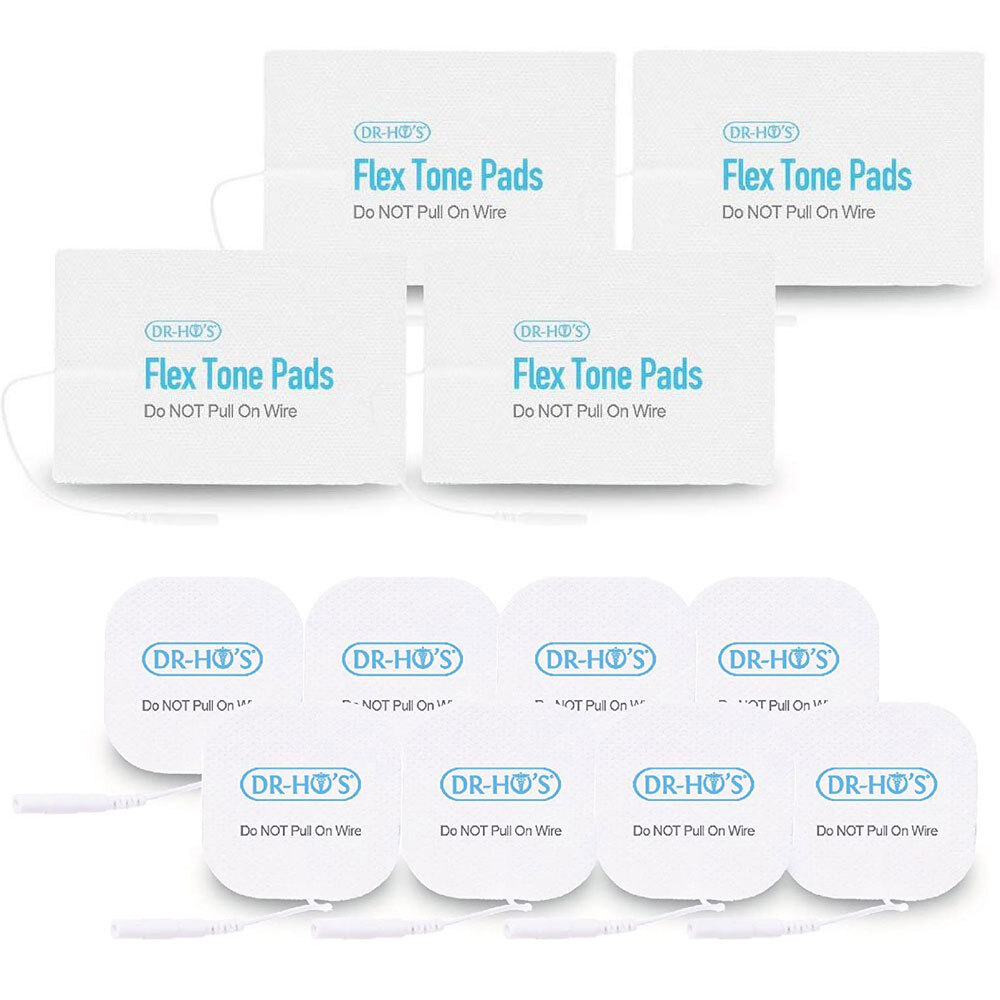 DR HO'S Pain Therapy System Replacement Large Flex Tone Small Electrode Gel Pads