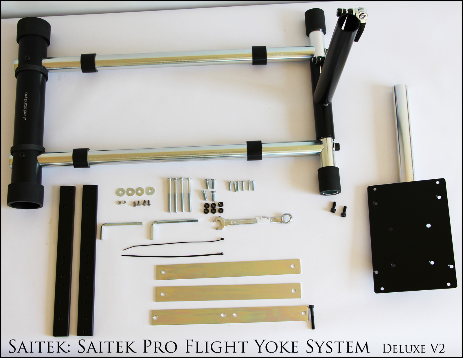 X RETURNED Saitek Wheel Stand Pro S Compatible w Saitek Logitech Pro Flight