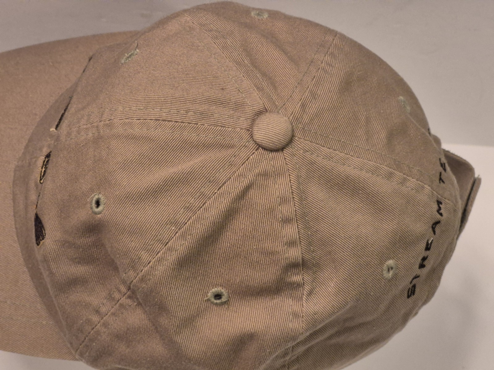 Fish Techs Embroidered Mens Fishing Ball Cap Hat