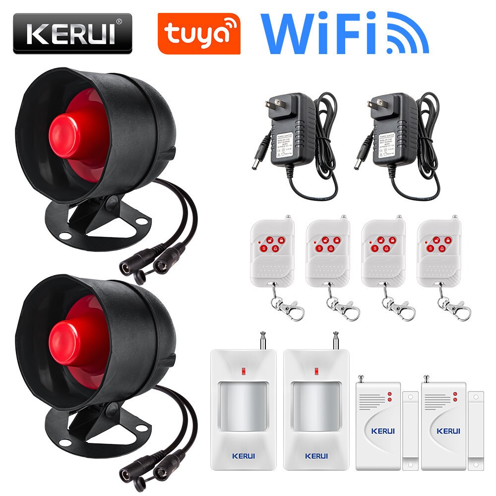 KERUI Wireless Home Shop Alarm Security System Alert Garage Burglar Door Sensor