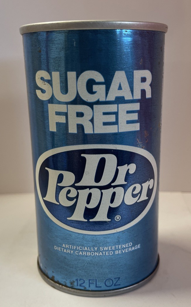 RARE Sugar Free Dr. Pepper Soda pull tab- UNOPENED- EMPTY
