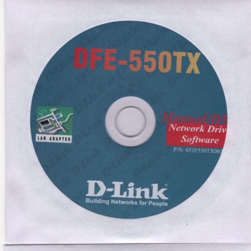 D-Link Managed PCI Network Adapter DFE-550TX Driver Software Install CD-ROM 2000