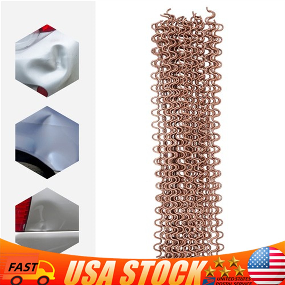 50x Stud Welder Dent Puller Wiggle Wire Car Panel Dent Spot Welding Repair Tools