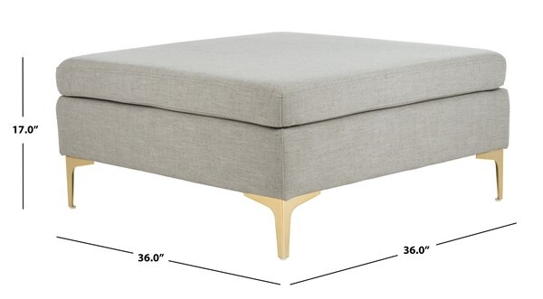 Safavieh Giovanna Square Ottoman, Reduced Price 2172715456 BCH6301C