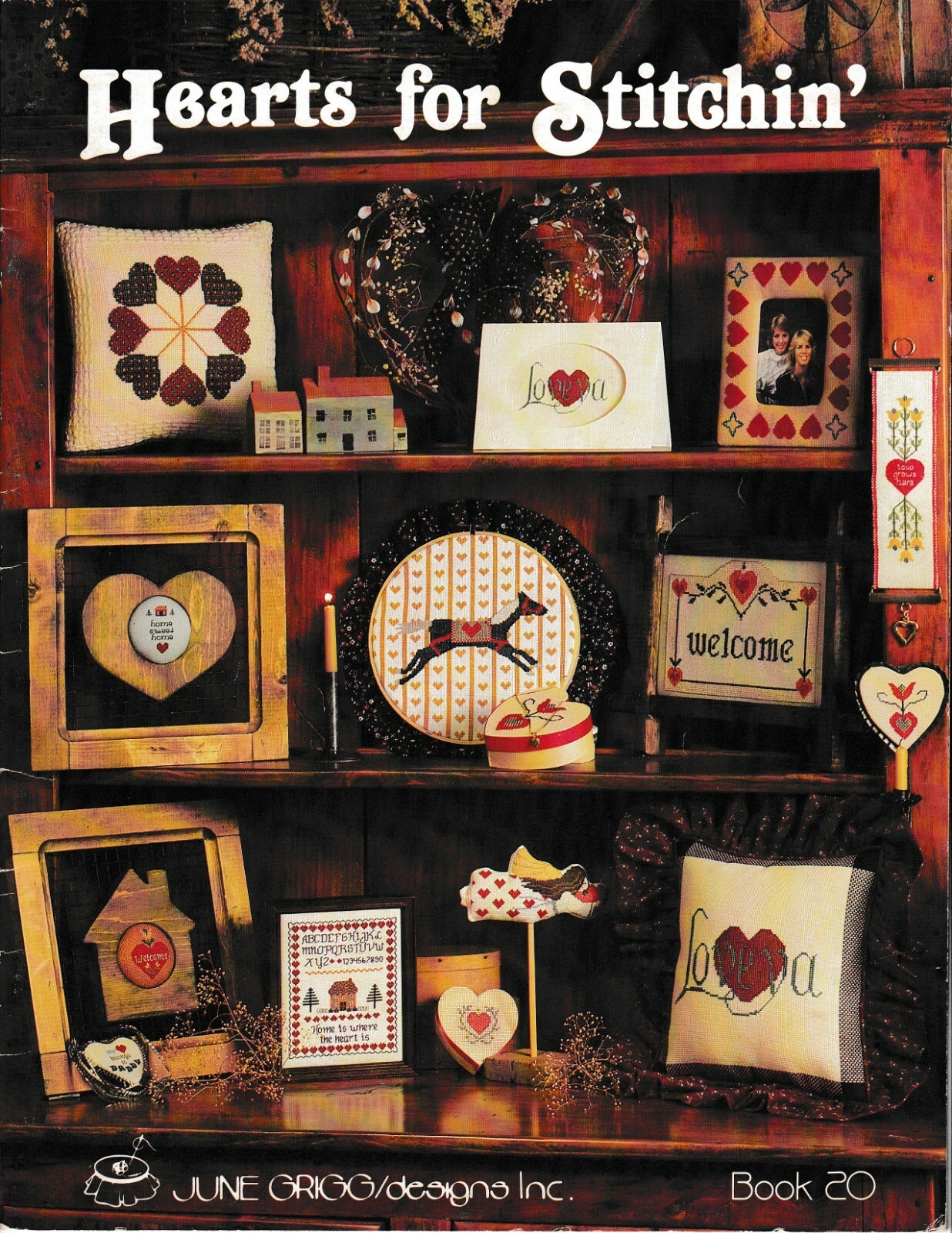 Hearts for Stitchin' Cross Stitch | June Grigg Designs Book 20