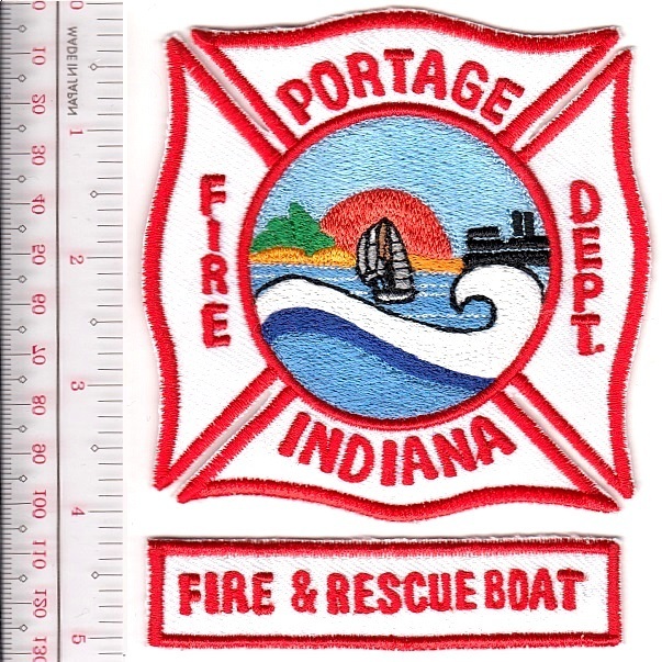 Portage Fire Department, Indiana Fire & Rescue Boat Marine EMS Unit NO TARIFF