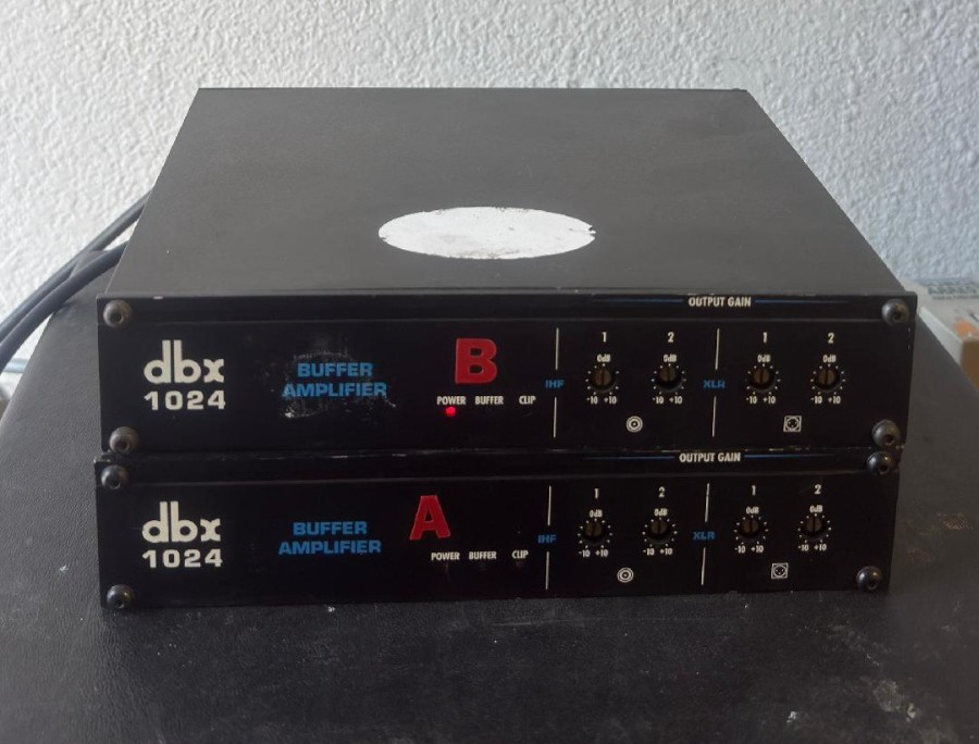 Lot of 2  DBX Vintage 1024 Buffer Amplifiers @ D1