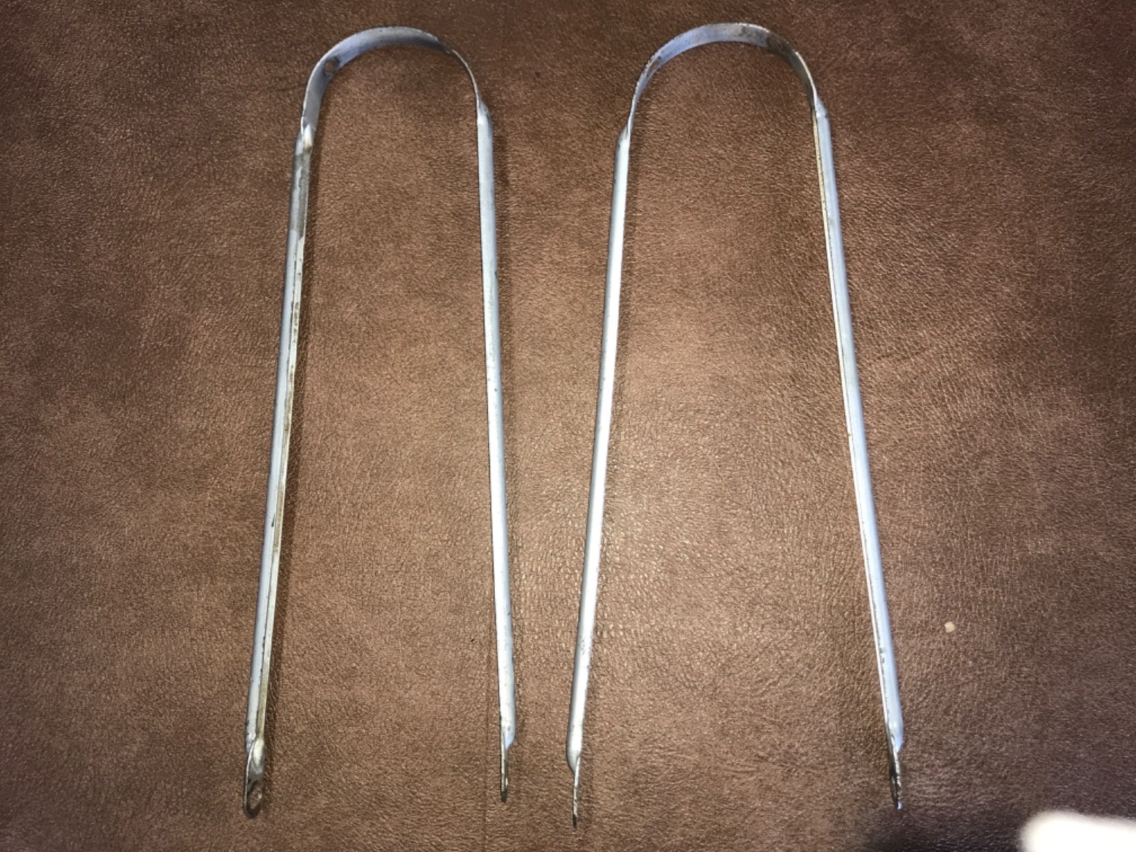 Vintage Bicycle Fender Brackets Pair 15”