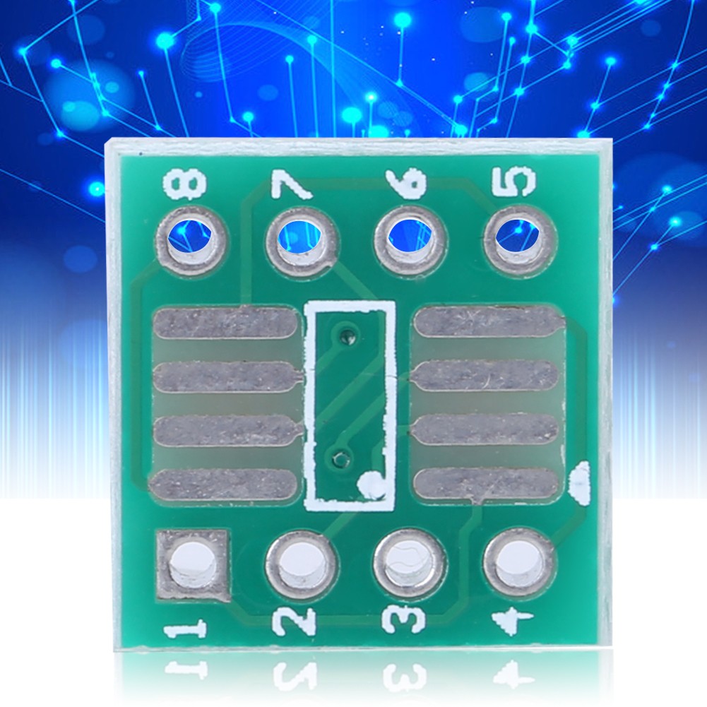 ˇ100x Converter Module Lightweight SOP8 To DIP8 Adapter Board For Printed