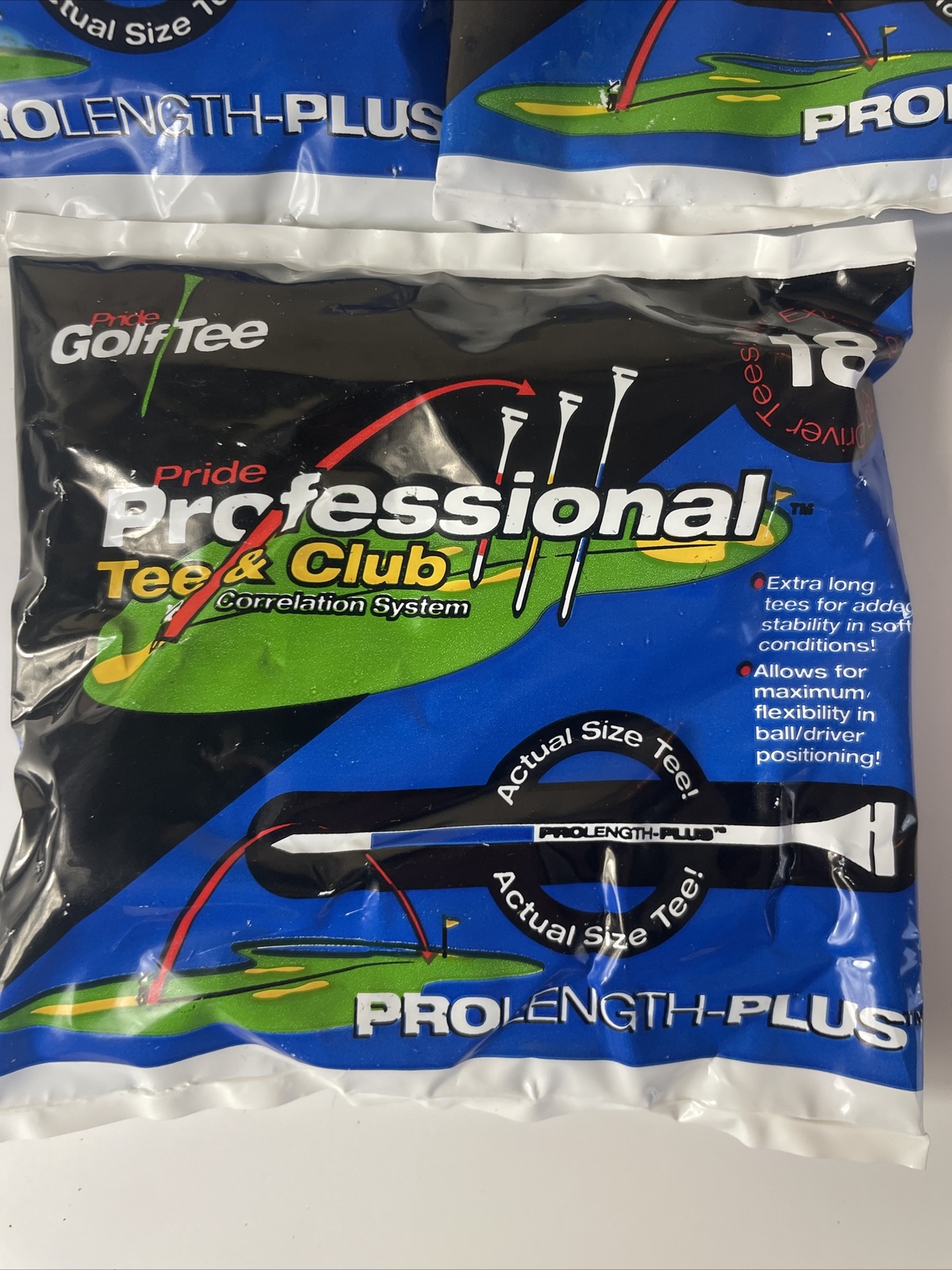 Pride Professional Tee System 54 Count, 3-1/4 inch 3 Packs