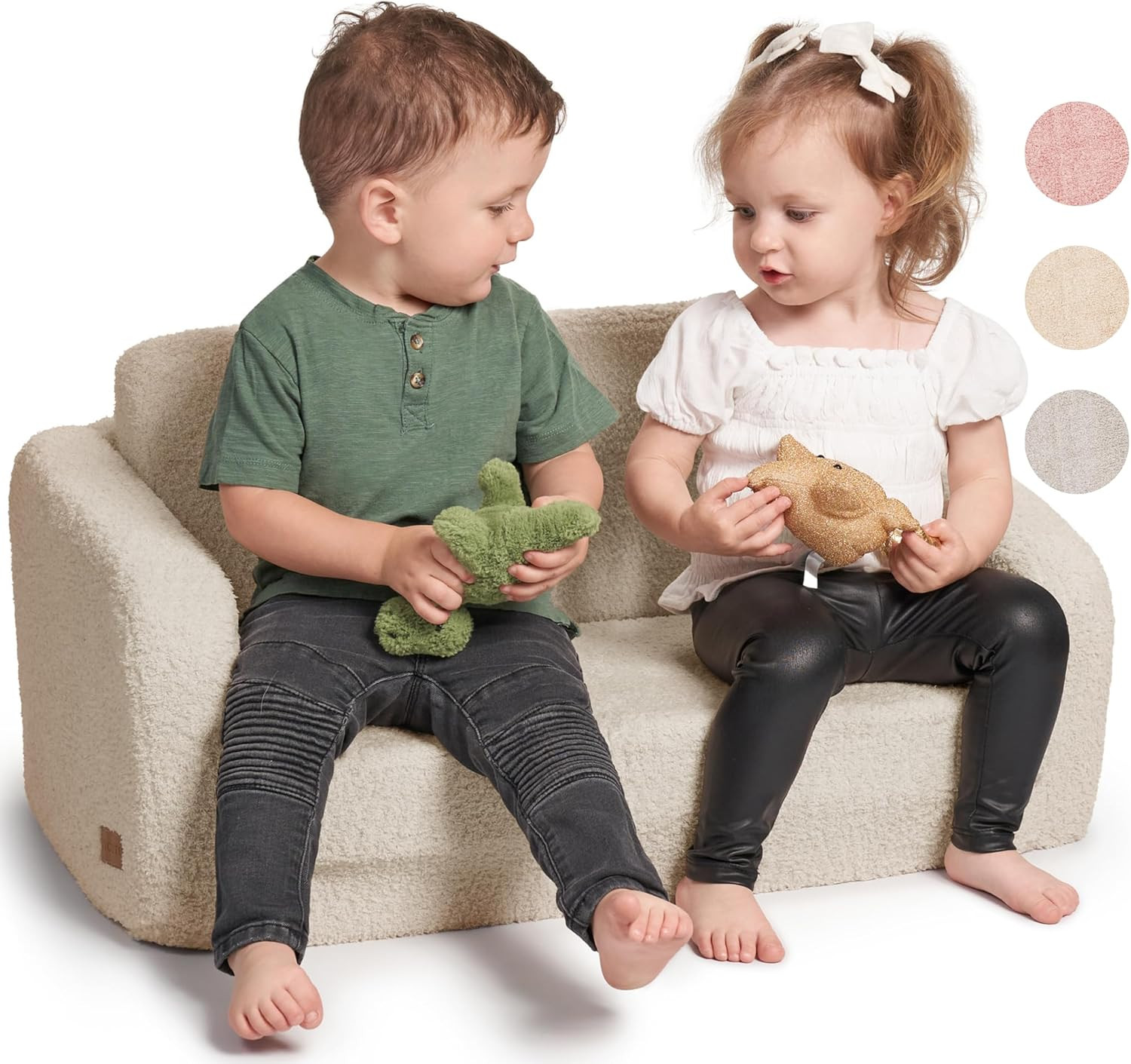 Sturdy Kids Couch and Chair for Fun Play Time or Comfy Lounging - the Perfect 2