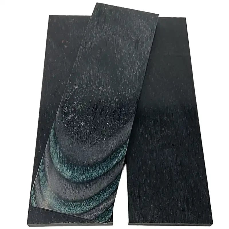 DymaLux "DARK AQUA" Laminated Wood Knife Handle Scales- 1/4" x 1.5" x 5"