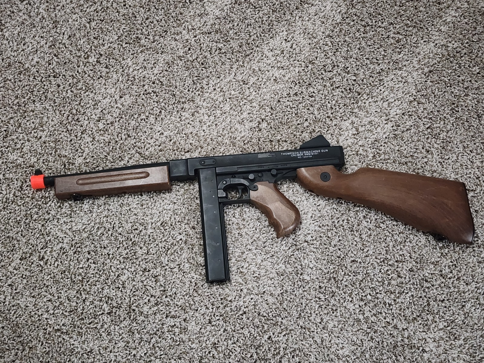 Thompson M1A1 .177 Co2 Electric Airsoft Rifle Vintage Style