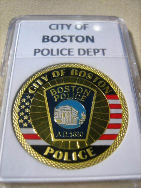 CITY OF BOSTON POLICE DEPT Challenge Coin