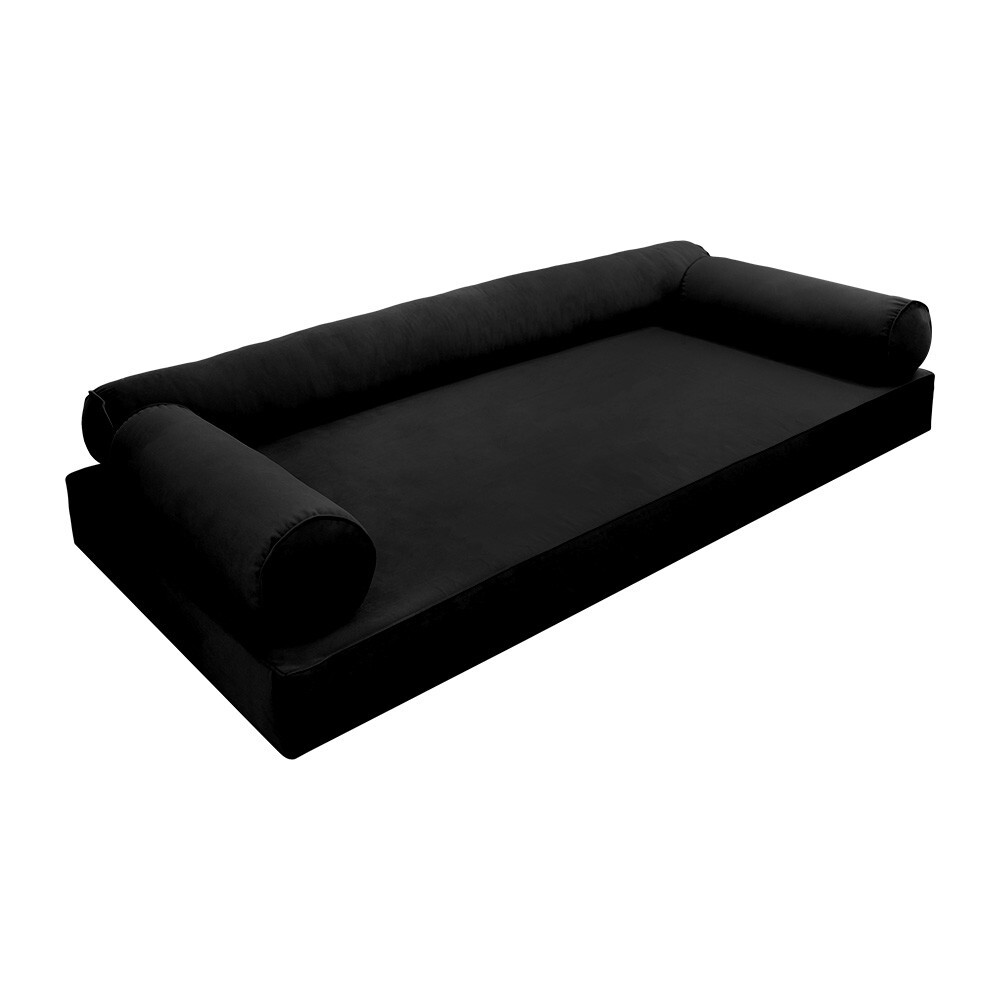 Model V6 TwinXL Velvet SamePipe Indoor Daybed Mattress Pillow Complete Set AD374