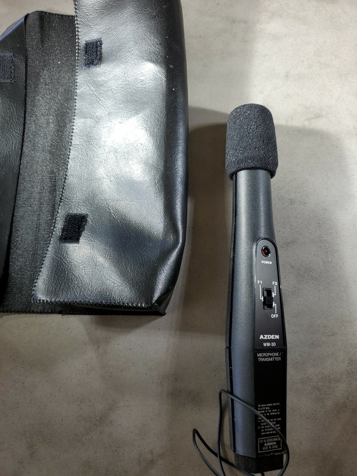 AZDEN Wireless Microphone System WM-30 Transmitter WR-10 Receiver (O4)