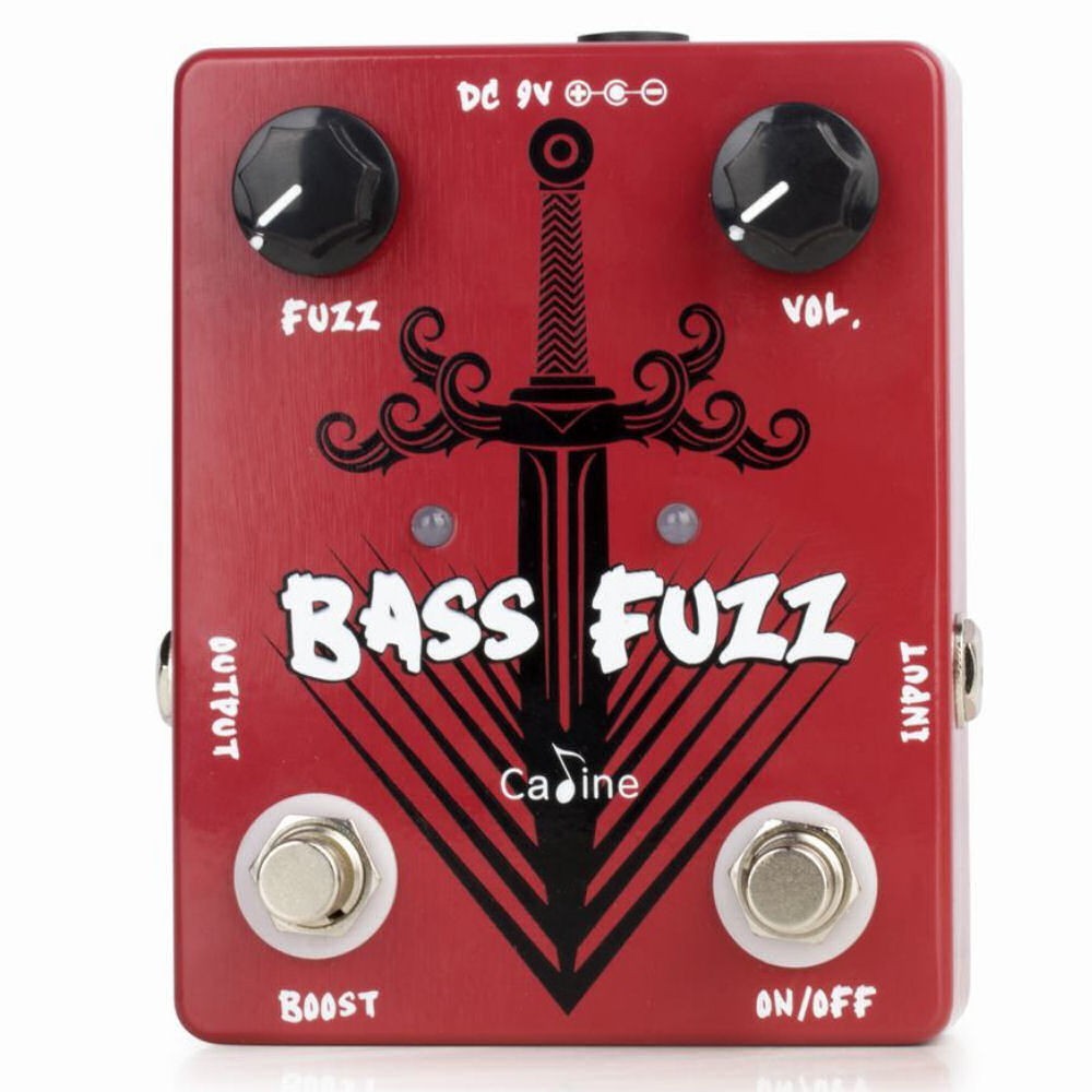 Caline CP-82 The Broadsword Bass Fuzz + Boost True Bypass Effect Pedal