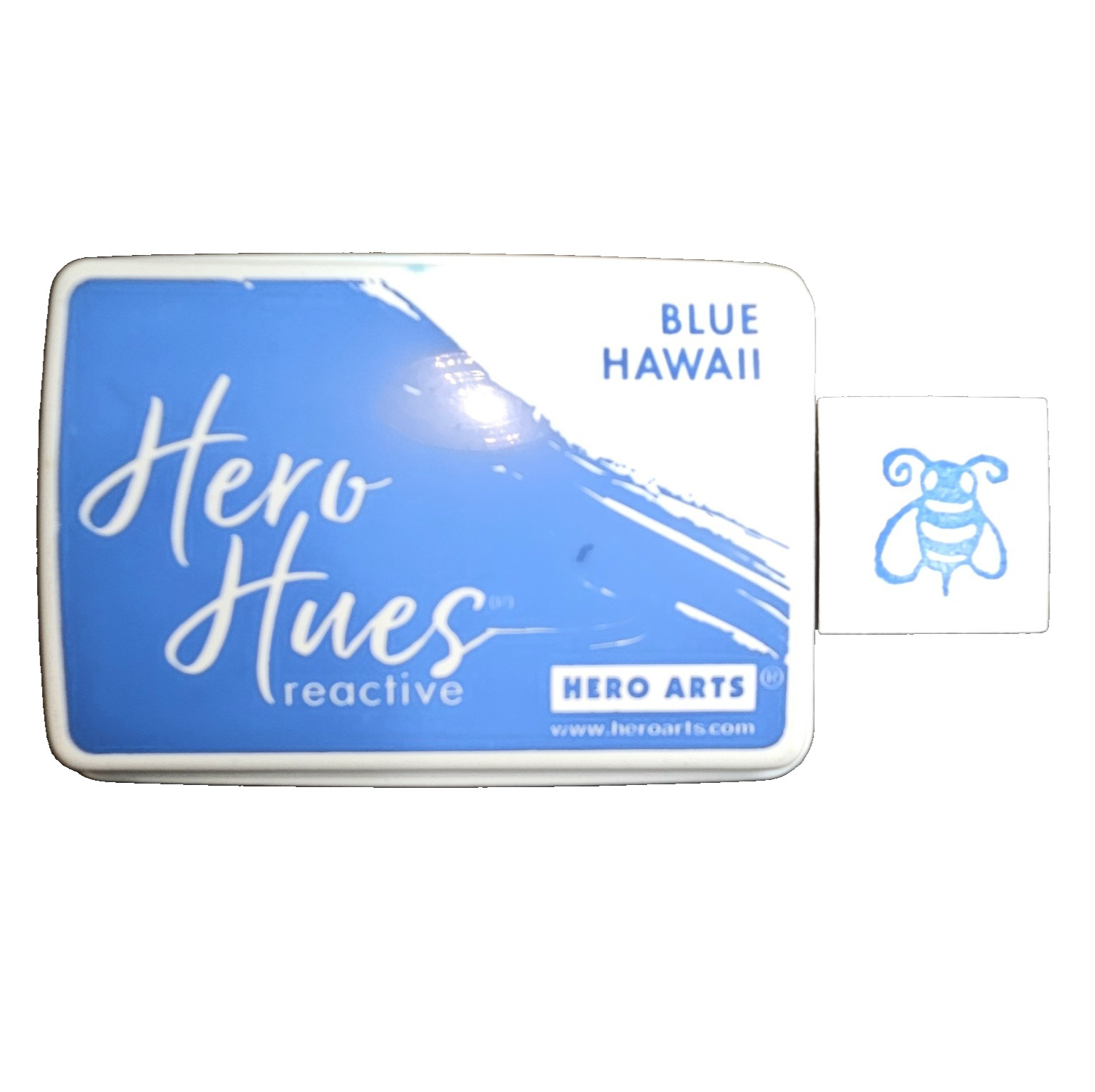 BLUE HAWAII Hero Hues Reactive Ink Pad Hero Arts Specialty Smooth Blend gt1
