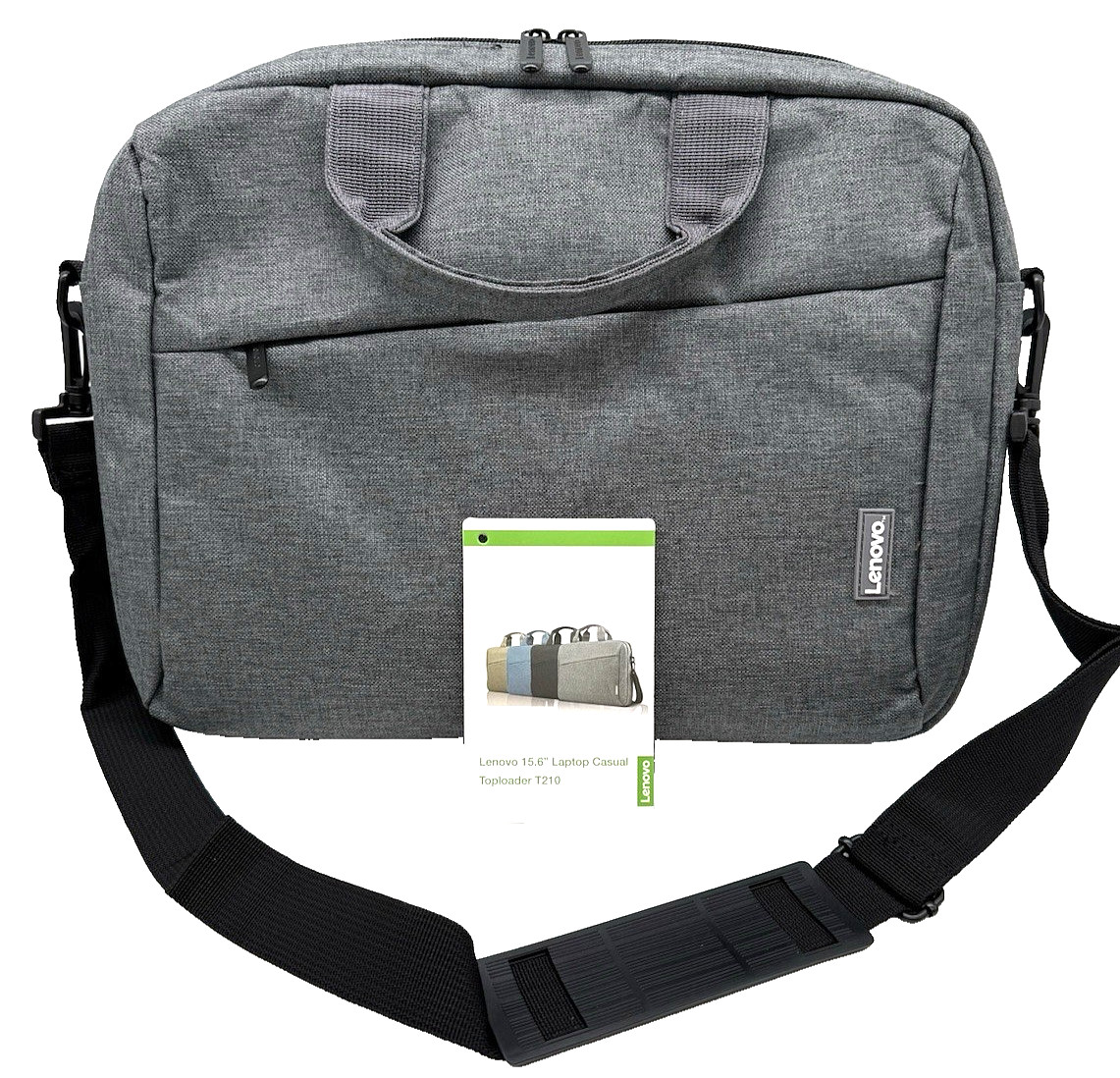 Lenovo 15.6 Inch T210 Gray Laptop Shoulder Bag Water Resistant Travel Friendly