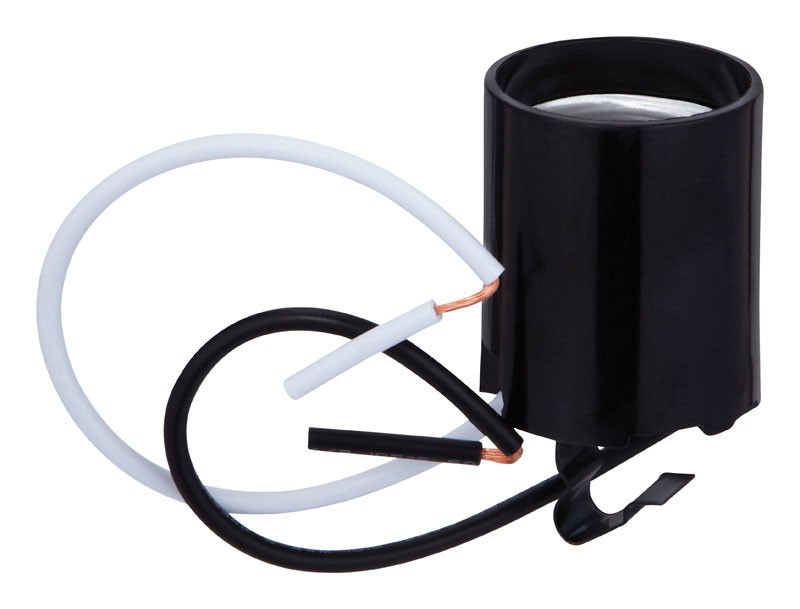 Jandorf 60540 250V 660W Medium E26 Base Phenolic Socket with 18 AWG Wire Leads