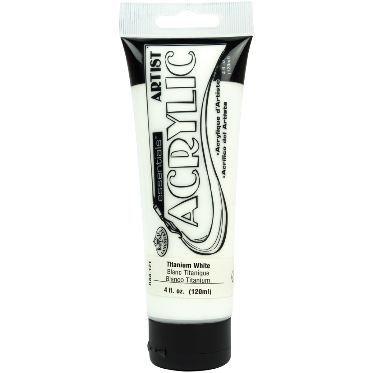 Essentials Acrylic Paint 4oz Titanium White