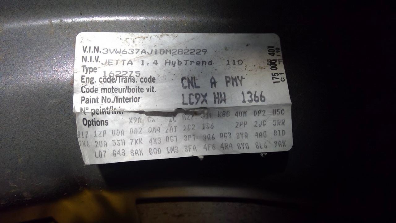 Hood Latch Fits 13 Jetta 3763205