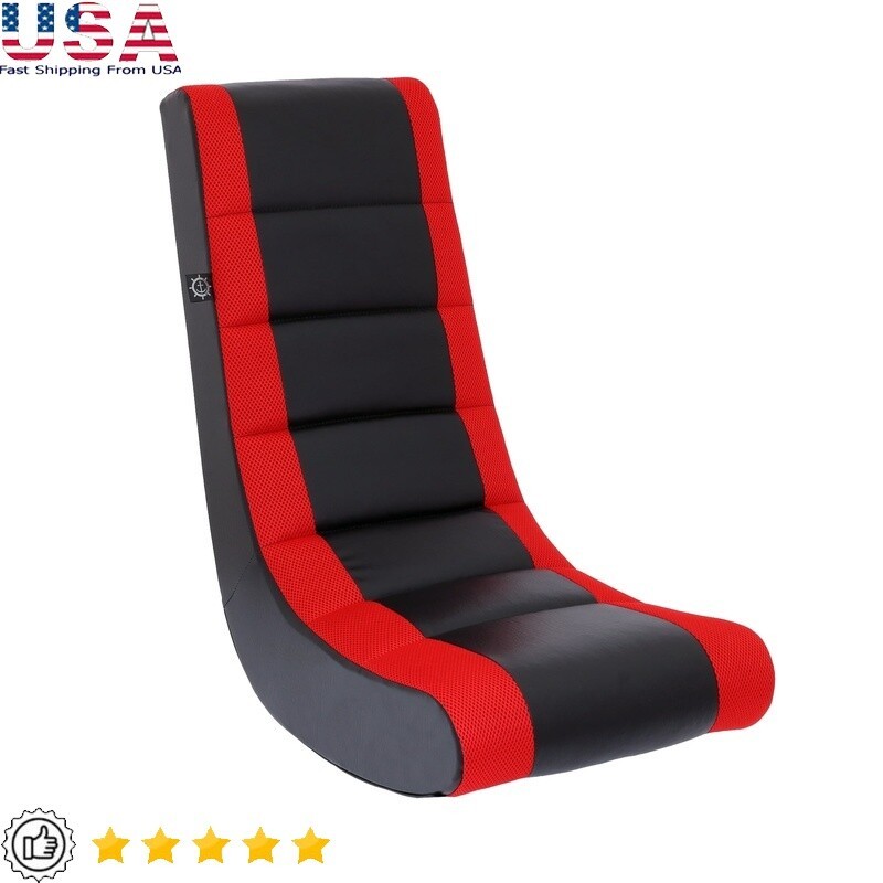 Ergonomic Video Rocker Gaming Chair Kids Teens Portable Floor Seating System New