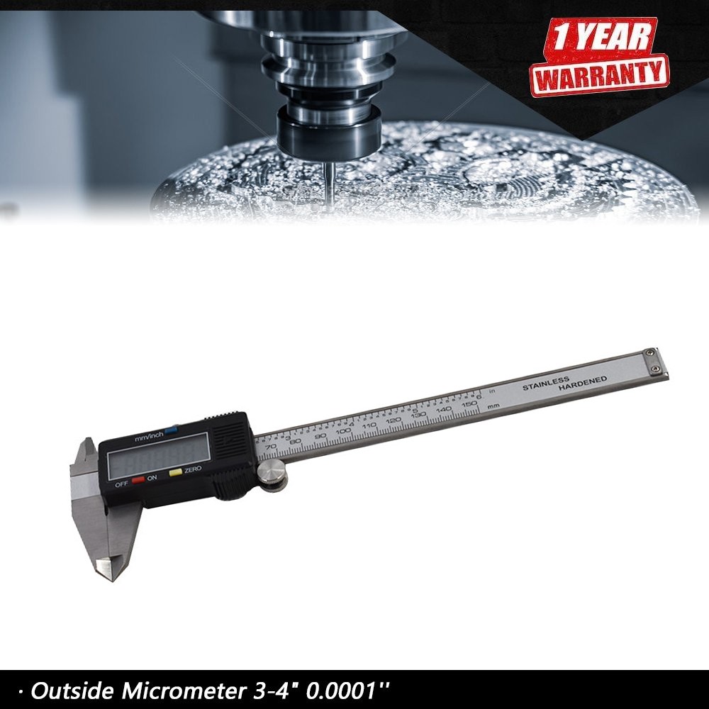 Micrometer Gauge 6 inch 0-150mm 0.01mm Electronic Digital Vernier Caliper New