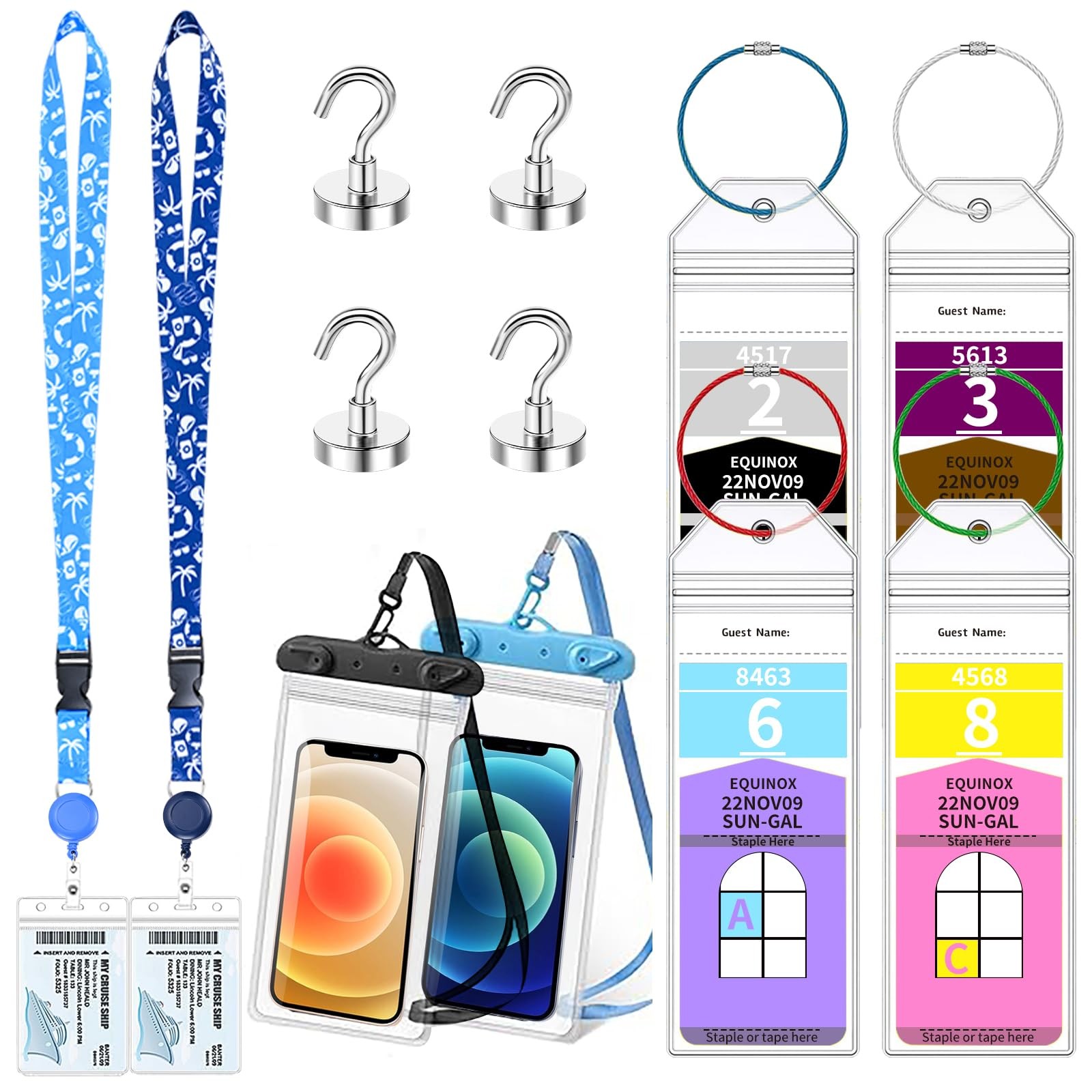 12 Pcs Royal Caribbean Cruise Essentials 12 Kit