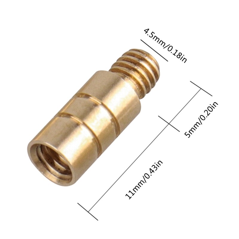 10 Pcs 2BA Thread Dart Weights Add Accentuator Dart Tool Brass Counterweight
