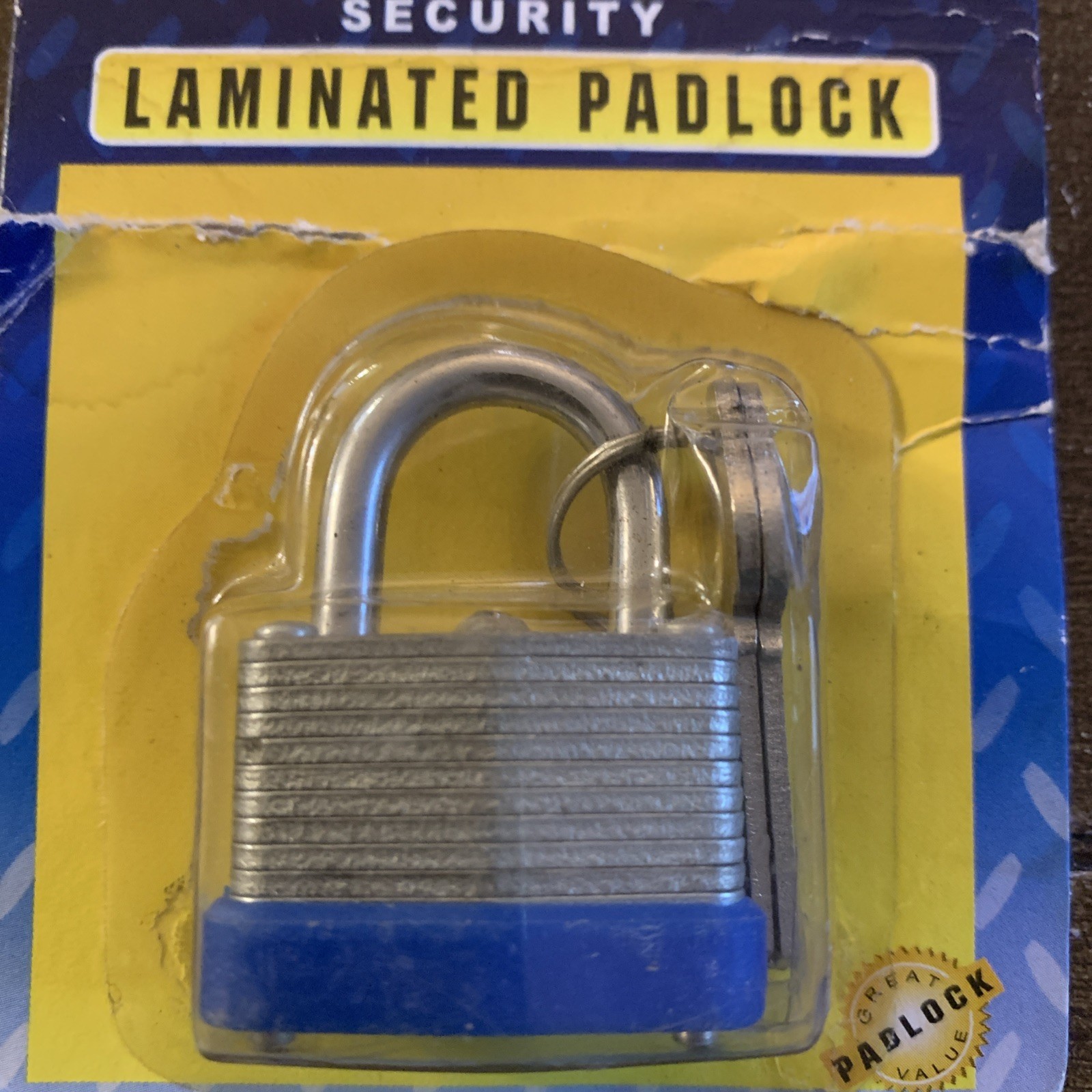Padlock “Tool Bench” 1 1/4 Security Laminated Padlock 2 Keys
