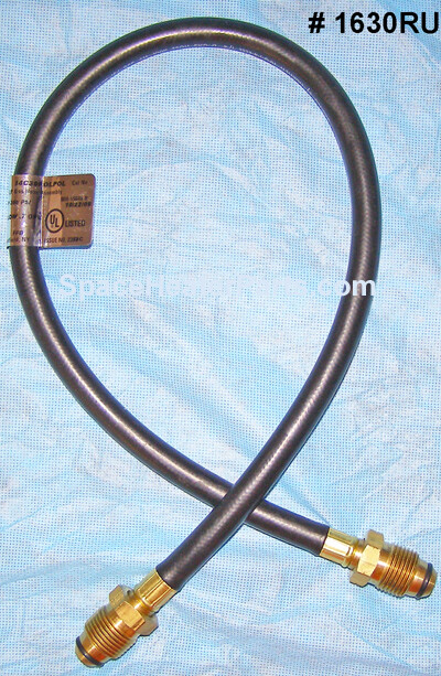 1630RU LP Hose Pigtail 30" Connects LP Tanks Together