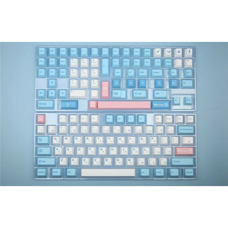 Milk Cover Keycap PBT Cherry Height 140 Keycaps Dye-sub for Cherry MX Keyboard
