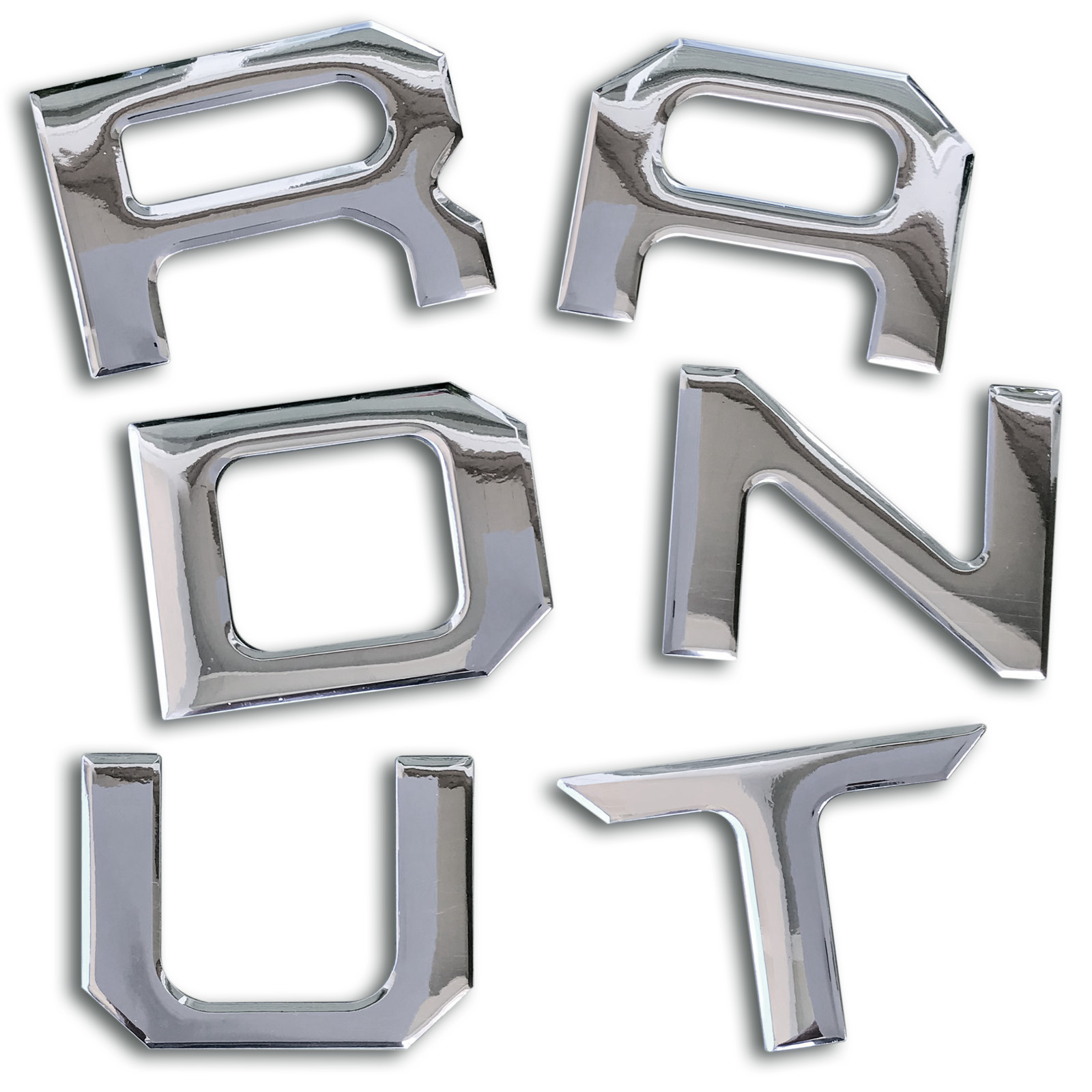 Tailgate Letters CHROME for 2022-2026 TUNDRA 3D Raised Badge Emblem Insert