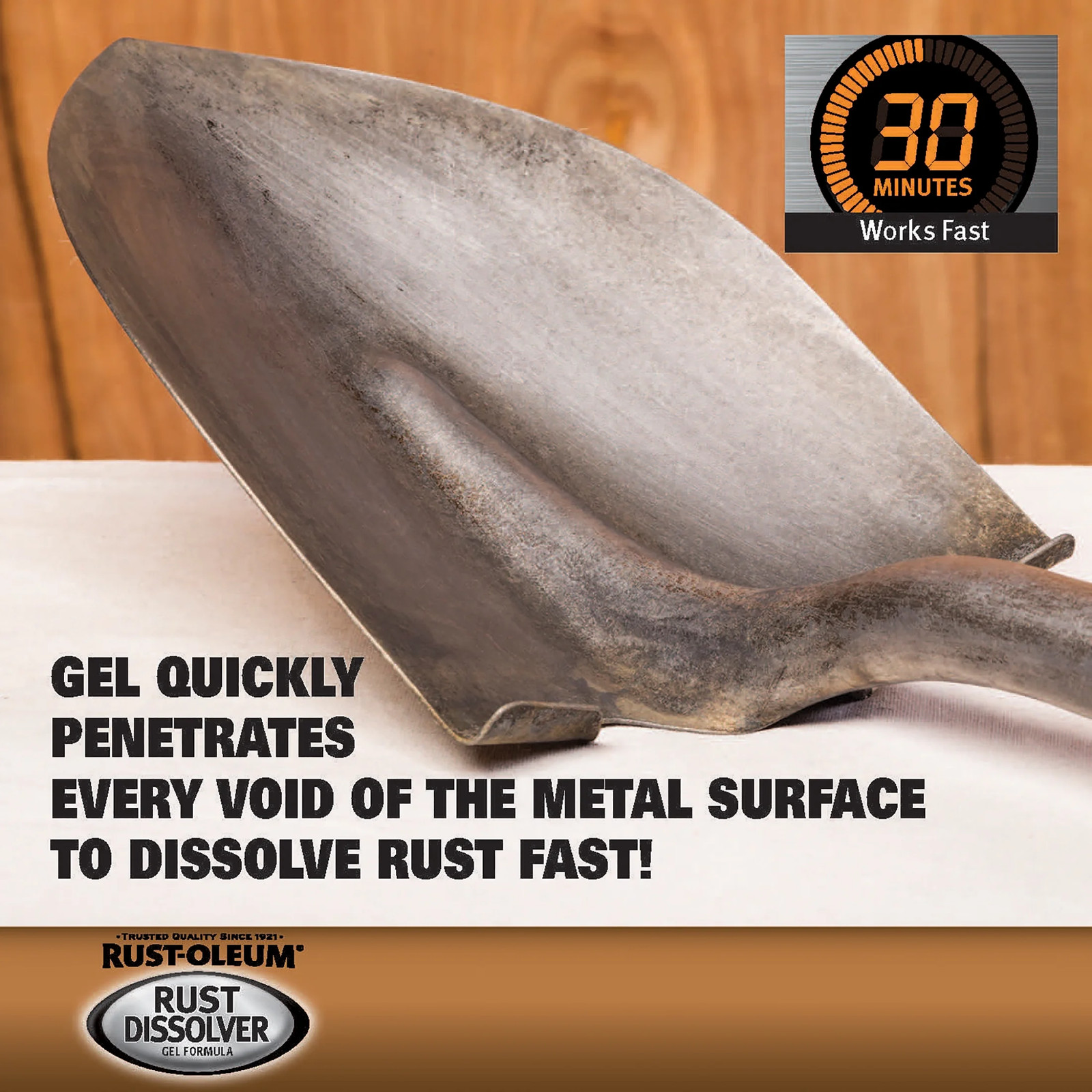 Rust-Oleum Rust Dissolver Gel Spray 32 Oz Heavy Duty Rust Remover