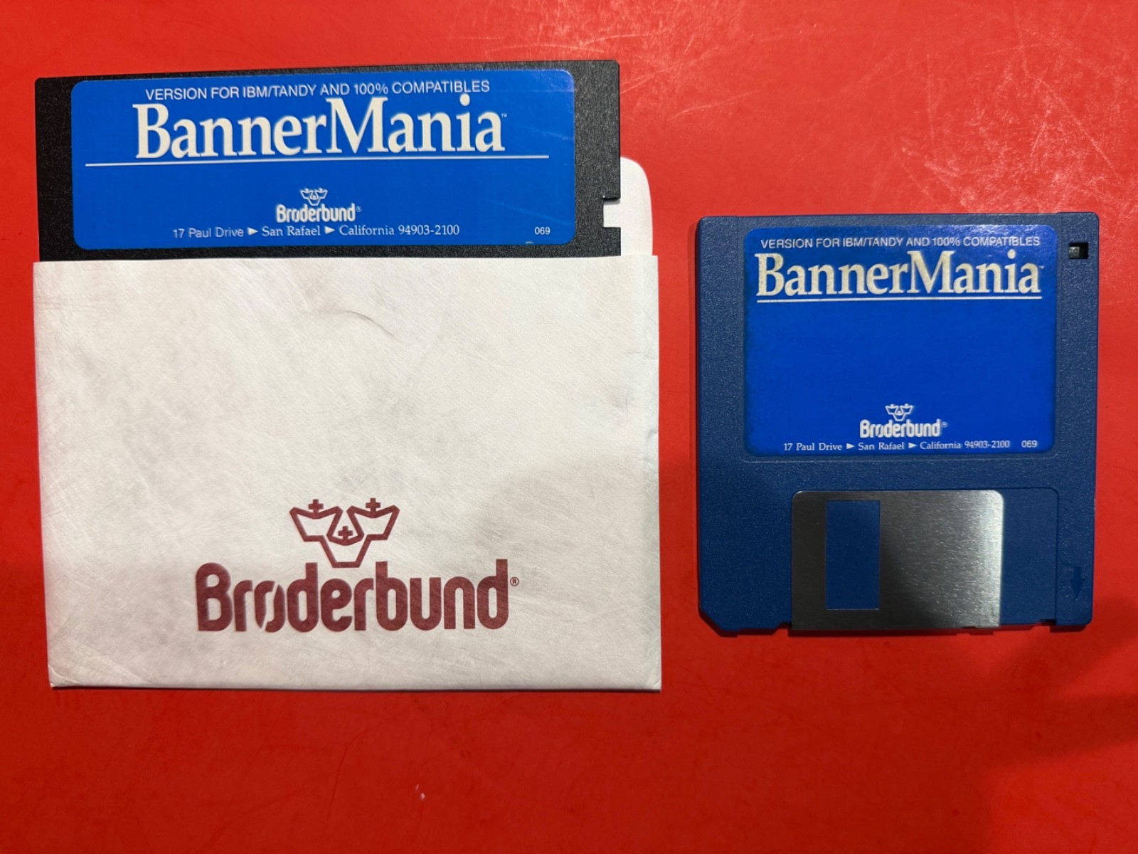 Broderbund Bannermania 2 Disk Lot Software PC IBM