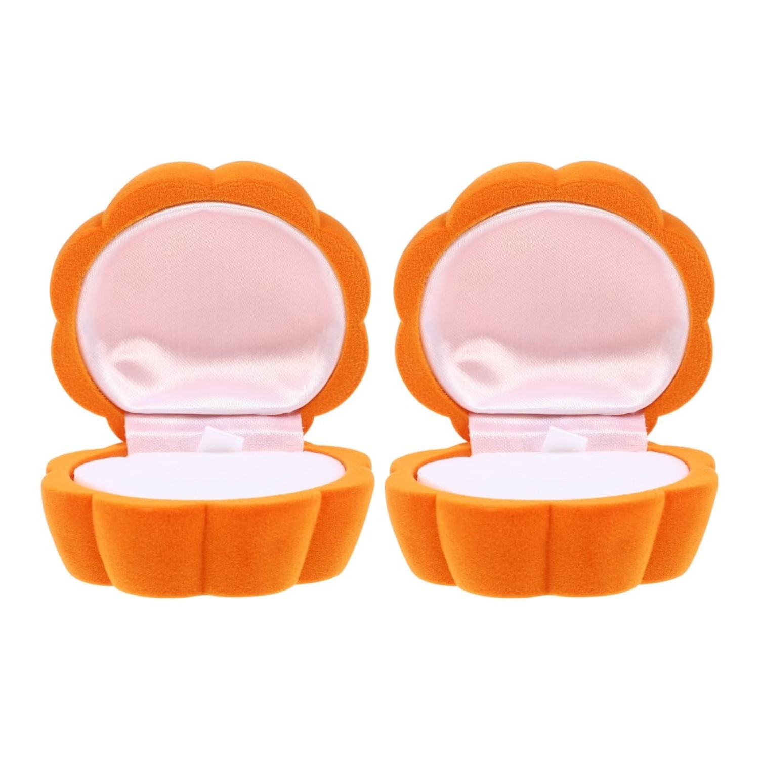 ABOOFAN 2pcs Valentines Ring Box Earrings Case Ring 2.36 Inch Hinged Wedding ...