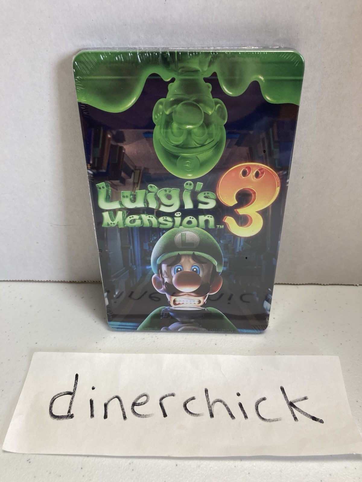 Luigi’s Mansion 3 Steelbook For Nintendo Switch (NO GAME) - Glows! Brand New!