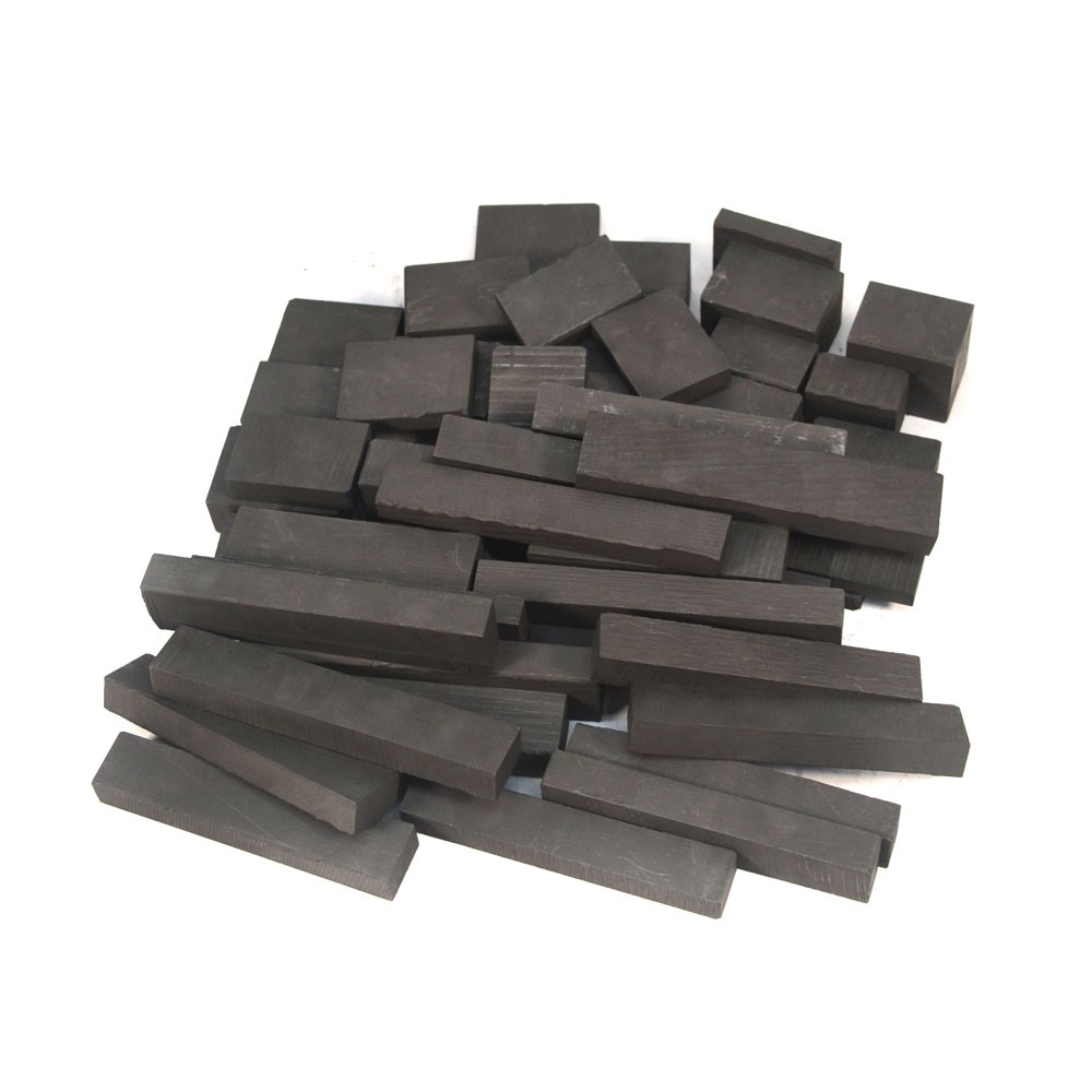 (Lot of 51) Poco Varying Sized Pieces 3.362lb Semiconductor Grade Graphite Blank