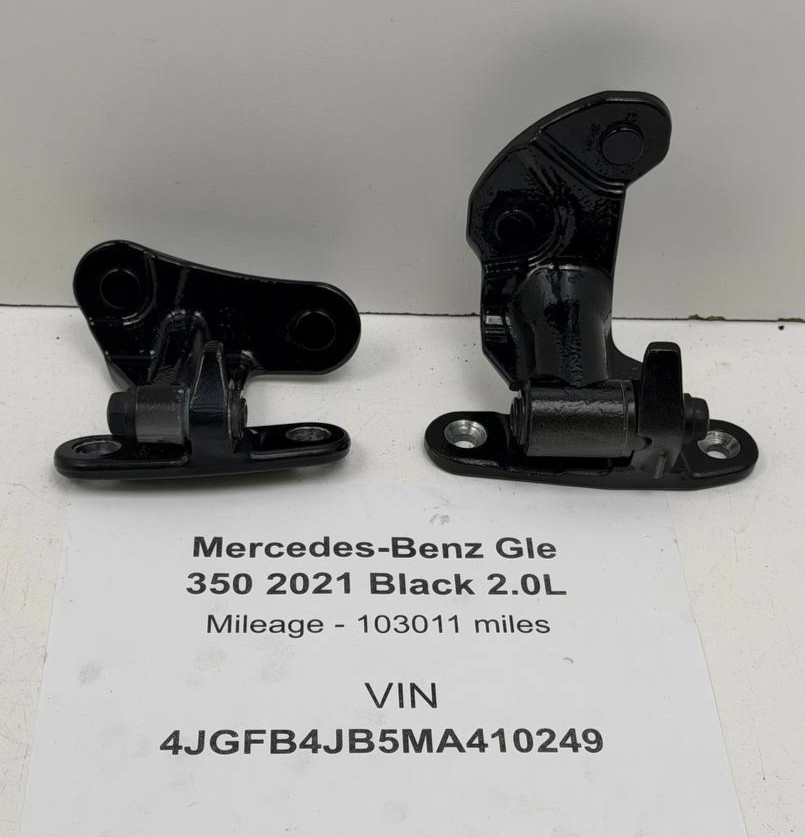 2020-2026 MERCEDES GLE350 GLS CLASS  REAR LEFT DOOR HINGES PAIR (BLACK) OEM
