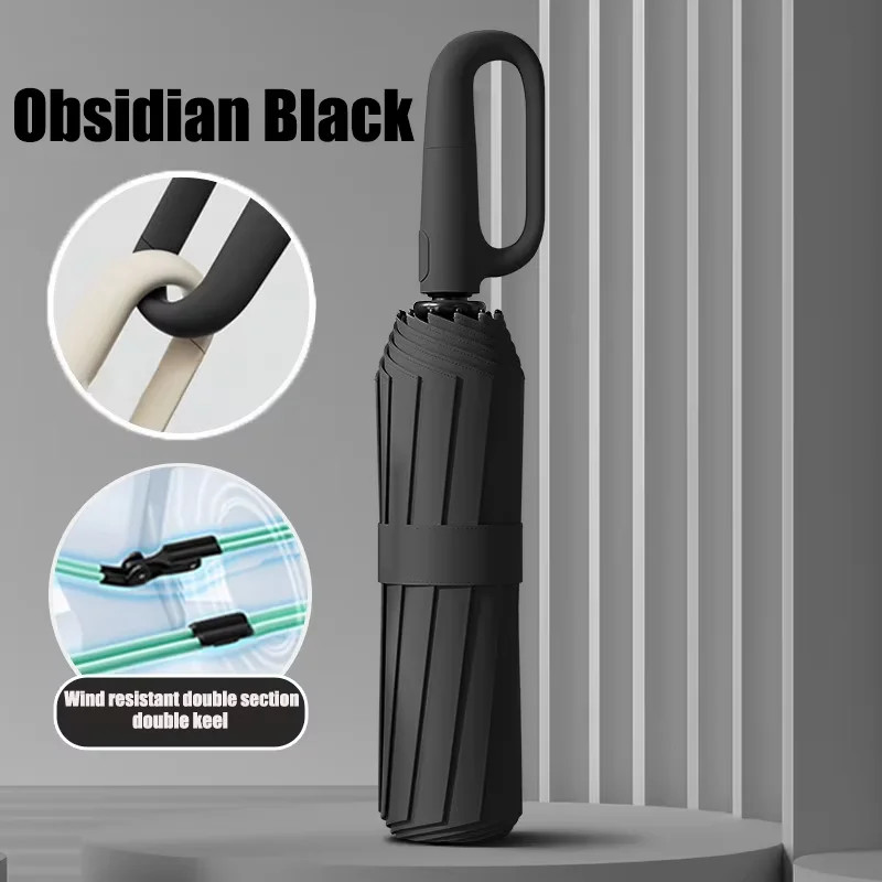 Extra-large reinforced UV-resistant windproof rainproof fully automatic rotating