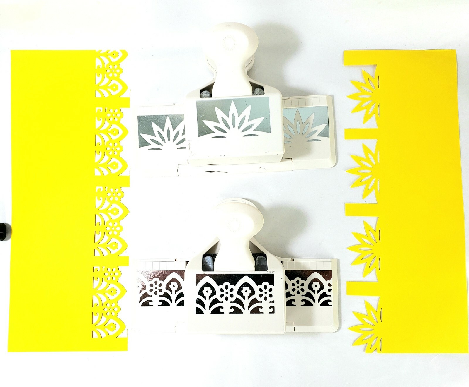 Martha Stewart Fence and Flower/Sun Edge Punches