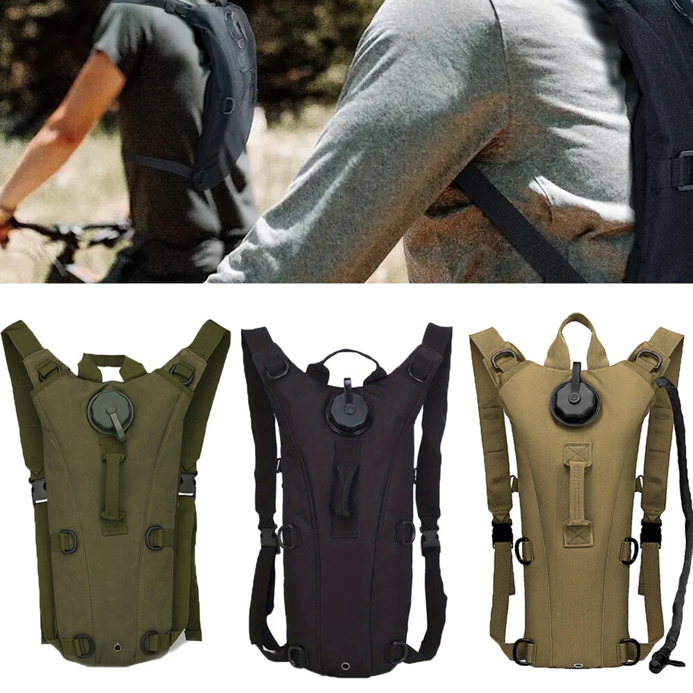 Hydration Backpack 3L Water Bladder Bag Lightweight Pack Cycling Camping Hiking