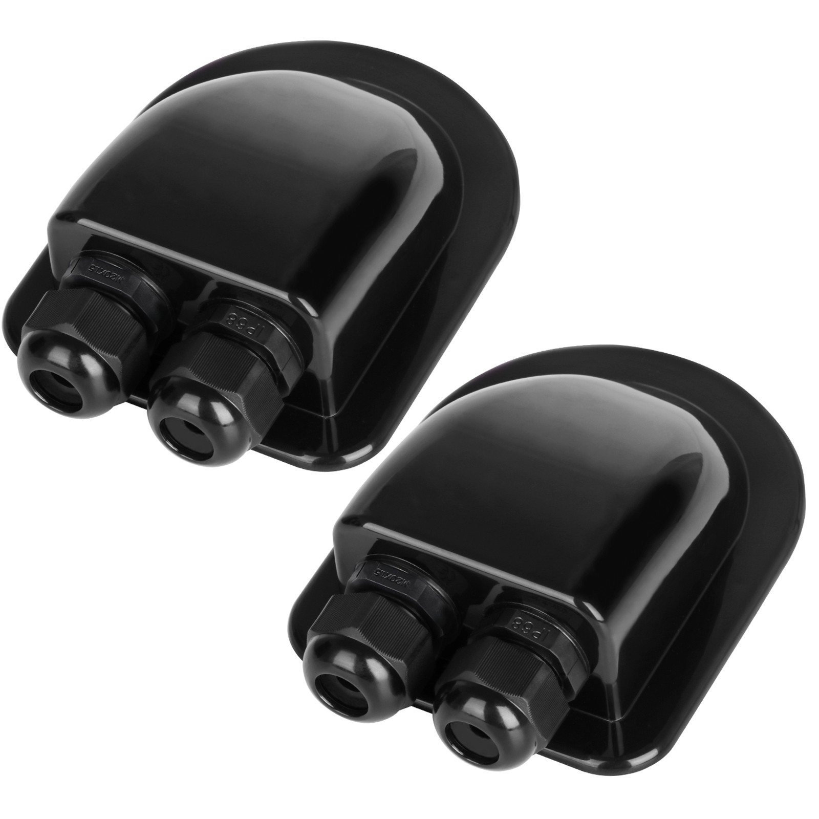 Double Wire Cable Entry Gland Box Roof Solar PanelBoat RV Caravan Junction Box